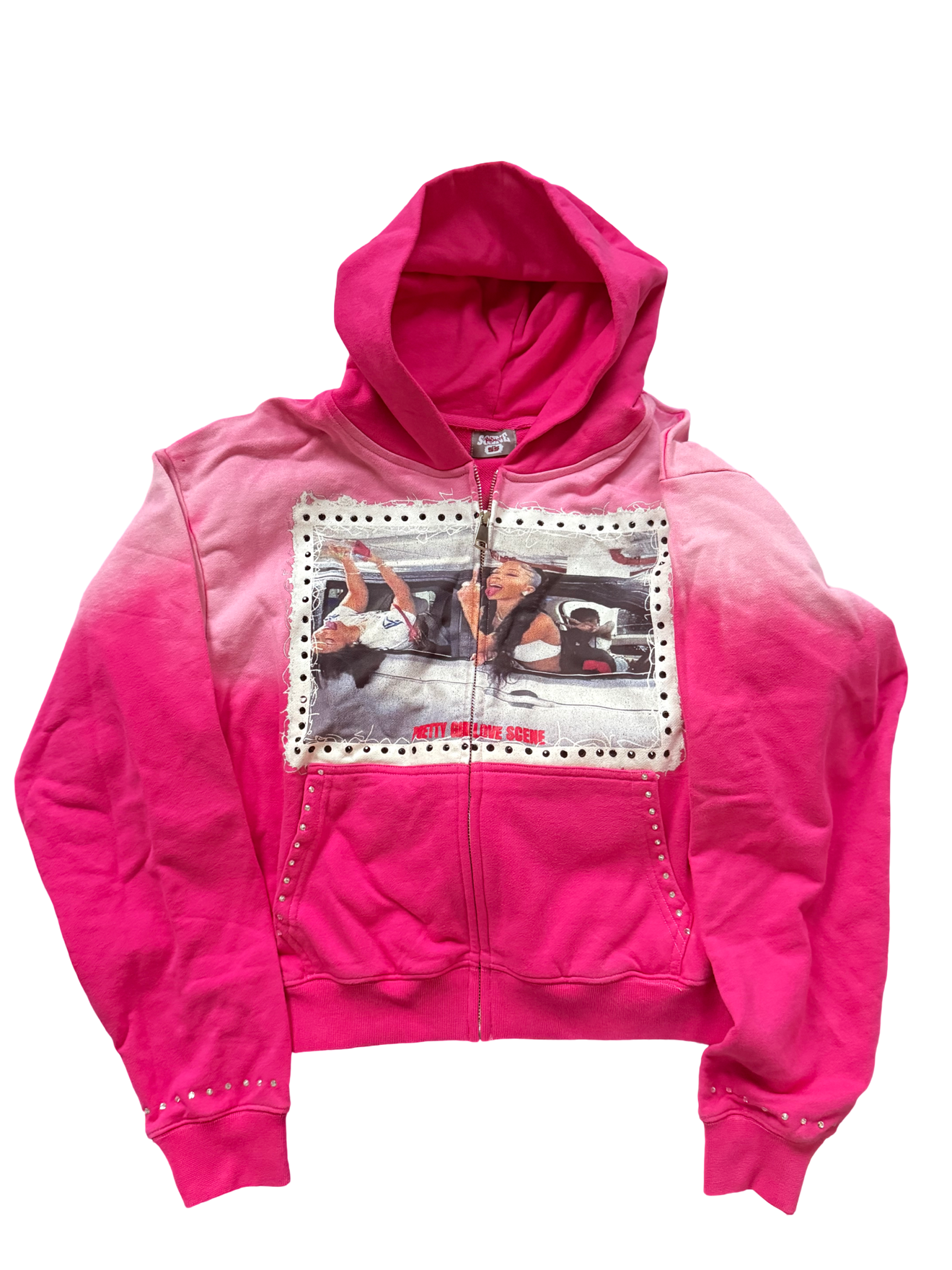 "Pretty GIrls Love Scene" zipup pink