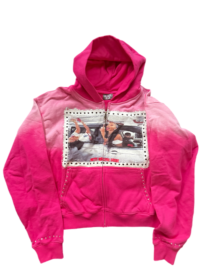 "Pretty GIrls Love Scene" zipup pink
