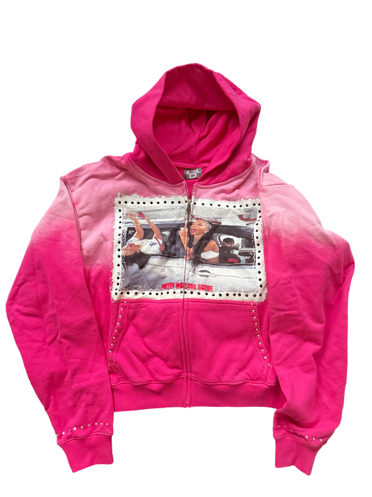 "Pretty GIrls Love Scene" zipup pink
